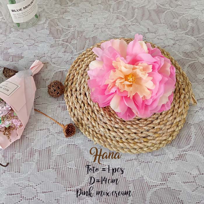 Bunga plastik dekorasi/bunga artifisial/bunga mawar palsu-5