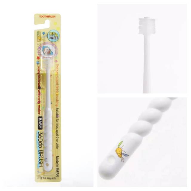 Sikat Gigi Bayi Bulat Anak Baby Toothbrush 360 Derajat Degrees Melingkar