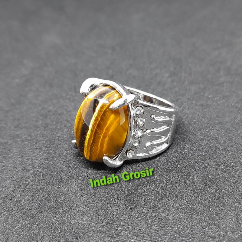 Cincin batu tiger aye spa natural