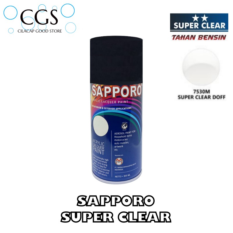 SUPER CLEAR DOFF SAPPORO 7530M - clear dop sapporo - klir dop sapporo - sapporo clear doff