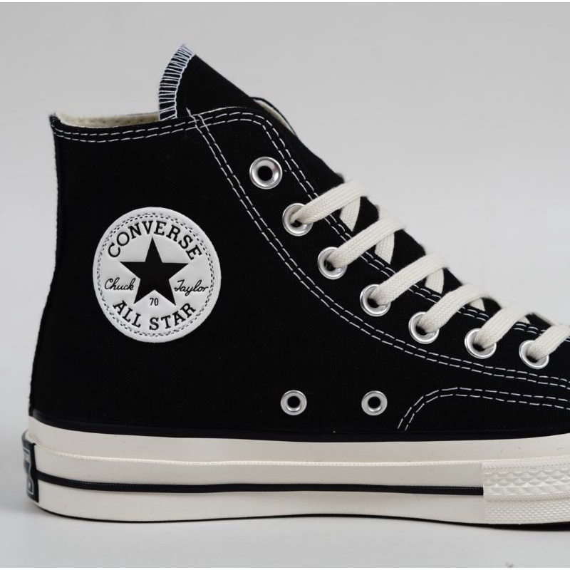 Sepatu Converse All Star 70s Hi Black Egret