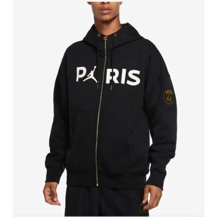 JAKET HOODIE RESLETING PRIA WANITA EMAS PSG PARIS AIR JORDAN / DISTRO / COD