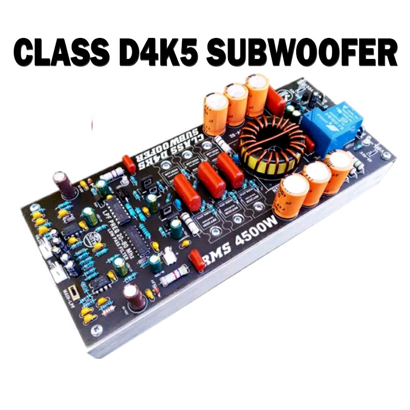 Class D4K5 4500 Watt Plus Subwoofer - IN45V-90VDC