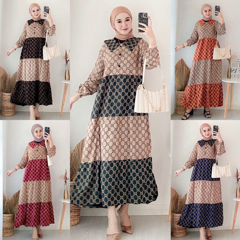 Gamis wanita bahan rayon