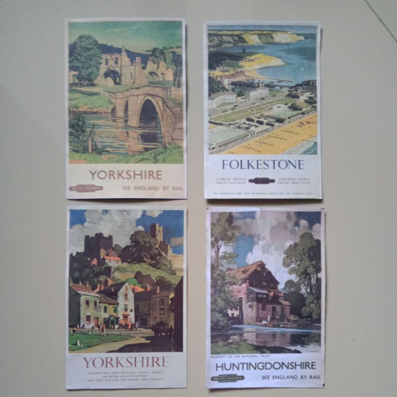 

Postcard Set British Railways - Vintage Cities (Kartu Pos)
