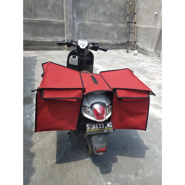 Terlaris Tas Motor Kurir Pos Murah Anti Air SIZE KECIL Tas Pos Kecil