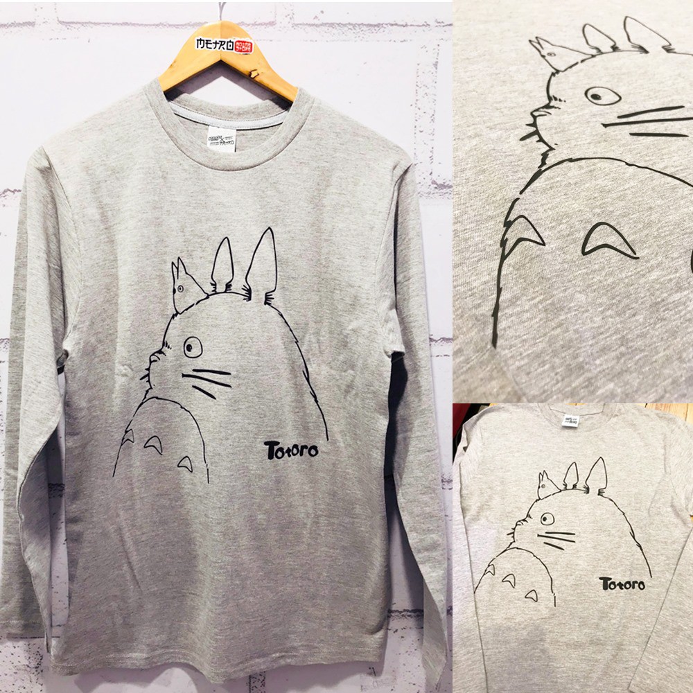 Longsleeve The Neighbourhood Totoro Grey Kawaii