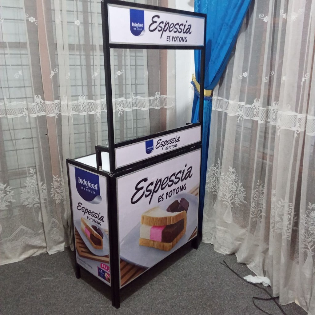 Booth Lipat Portable Es Potong Espessia