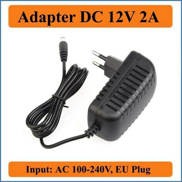 ADAPTOR 2A 12V ADAPTOR LED STRIP CCTV POWER SUPLY ADAPTOR TRAFO 2A 12V