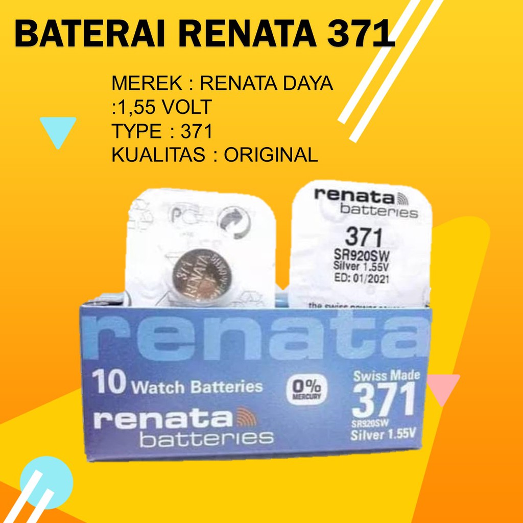 BATRAI JAM TANGAN RENATA 371 ORIGINAL