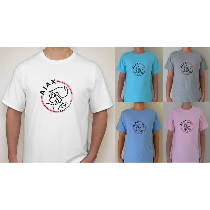 KAOS COMBED 30S Baju Bola Kaos Ajax Amsterdam HS-370