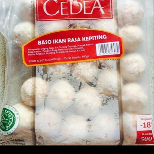 

Cedea bakso ikan kepiting