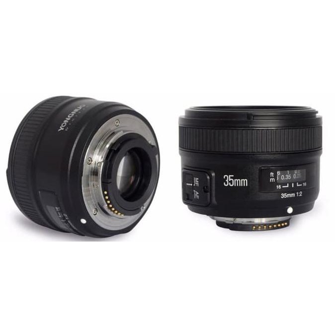 Asuransi Promo Yongnuo Lensa Fixed Af-S 35Mm F/2.0 Dx For Nikon D3400/D5300/D5500/D90 Murah