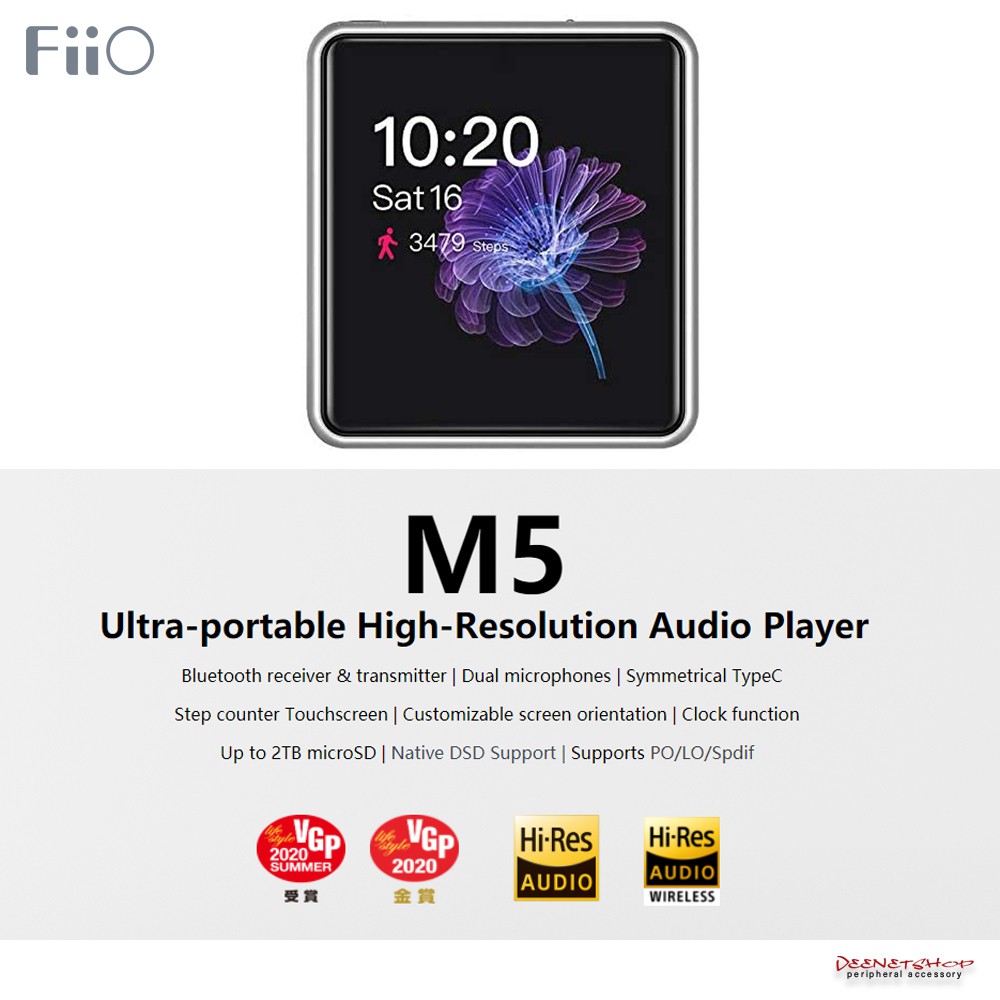 FiiO M5 Hi-Res Digital Audio Player