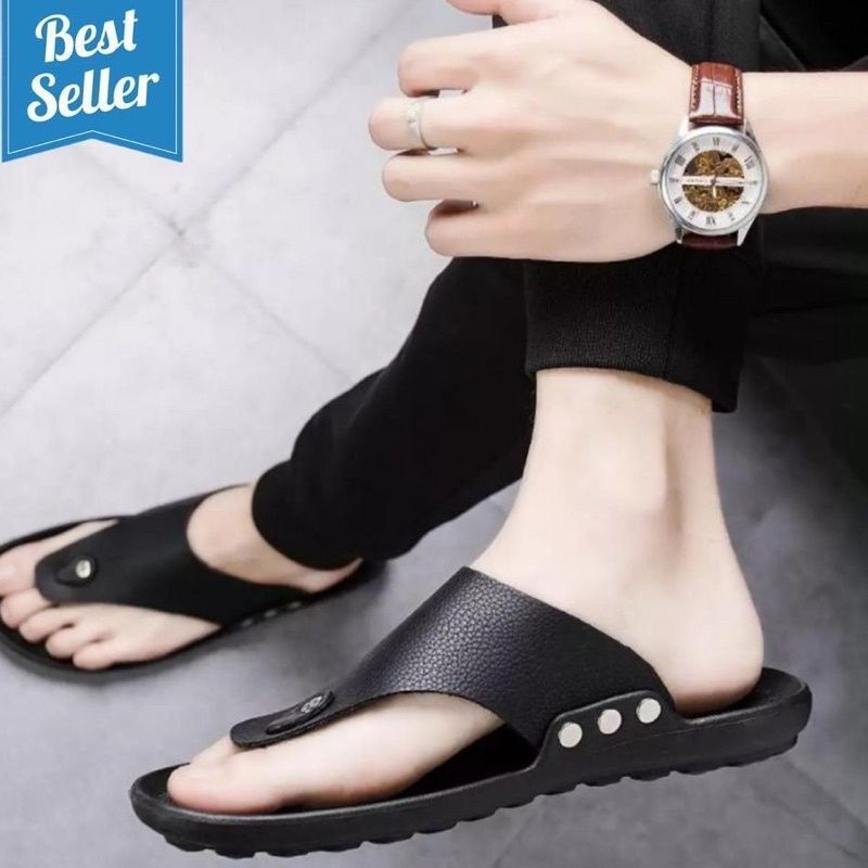 Promo 4.4 Sandal Jepit Pria / Sandal Kulit / Sandal Pria / Sandal Casual Pria Canvil