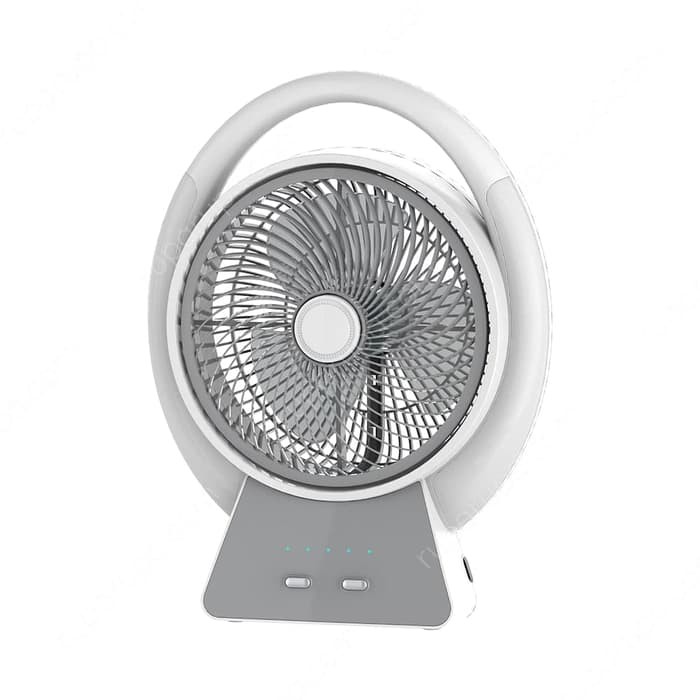 Krisbow Kipas Angin Meja Dgn Lampu Darurat 20Cm Emergency Box Fan