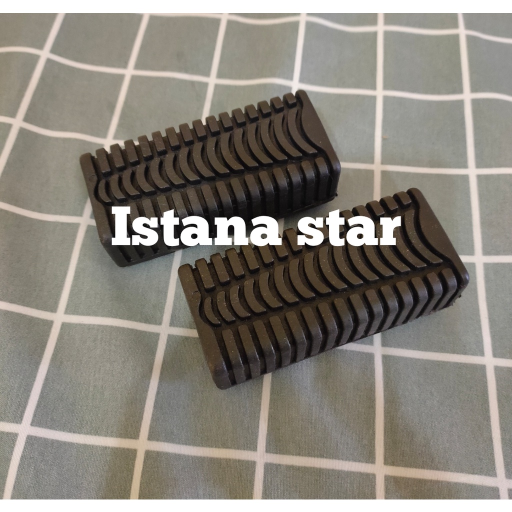 Karet Step Depan Warna Variasi Universal Rx King Satria Fu Jupe Supra Vega Grand DLL/ footstep depan warna/ step depan universal