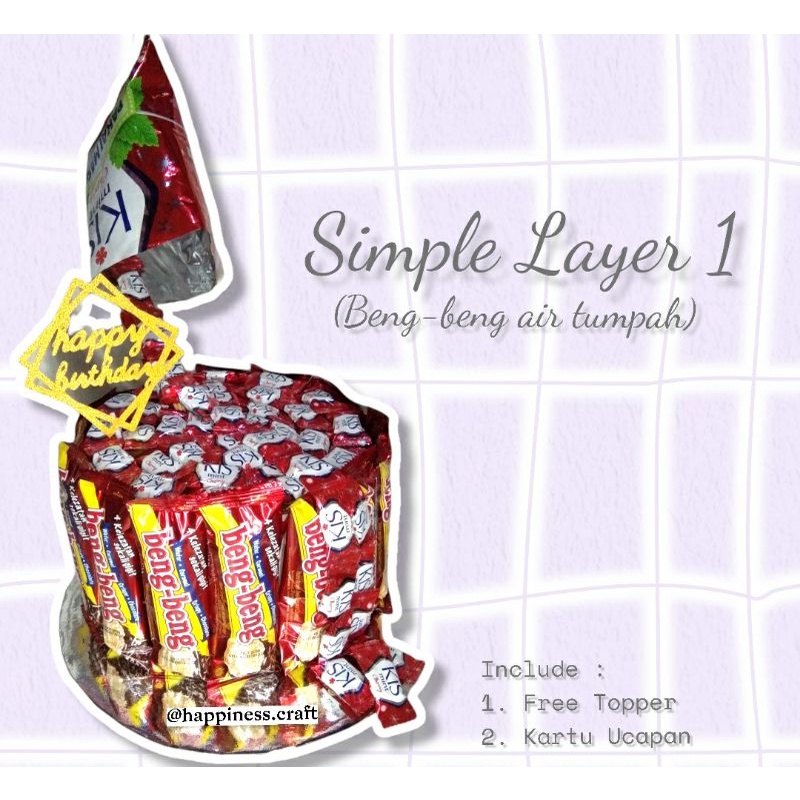 TOWER SNACK/SNACK TART TOWER/SIMPEL LAYER TOWER SNACK/SNACK TART MURAH