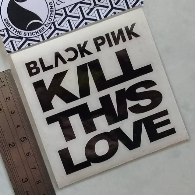 Sticker BP Kill This Love Cutting Sticker