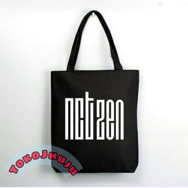 Totebag Zipper NCT Zen tas jinjing resleting