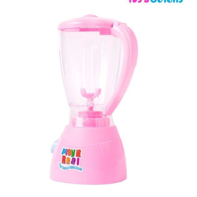 ➨ PLAY IT REAL JUICER + BUBBLE BOBA-BISA ISI AIR DAN ADA BOBA MAINANNYA - Merah Muda ☆