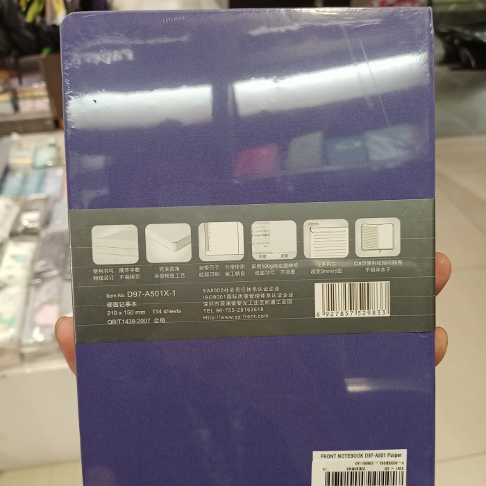 

Hemat Front Notebook D97 A501 Purper Terlaris
