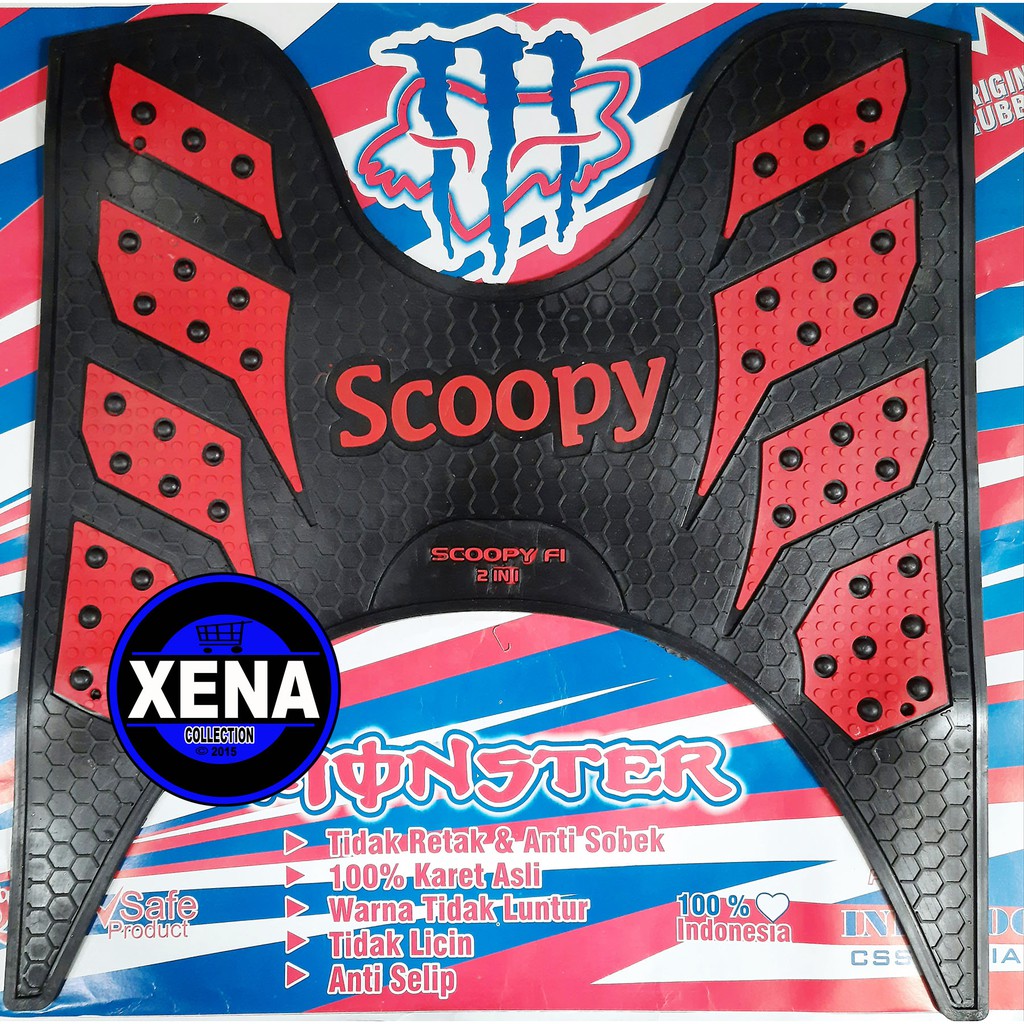 Karpet pijakan kaki honda scoopy karbu/ lama / Double tape 3m