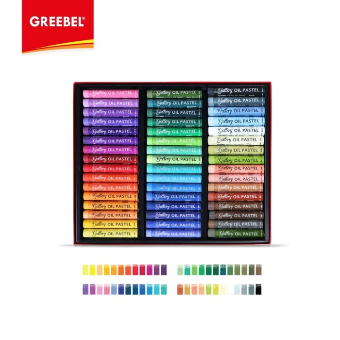 

PASTEL-DRY-OIL- GREEBEL ARTIST OIL PASTEL 48 WARNA -OIL-DRY-PASTEL.