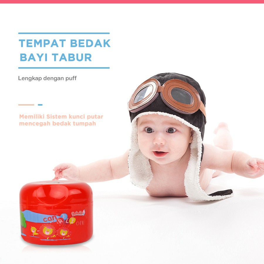 10500 - Tempat Bedak Bayi Single Anti Pecah dan Tumpah RELIABLE