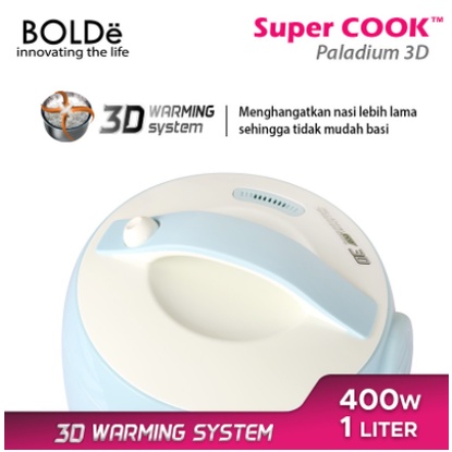 Rice Cooker Super Cook 3D Palladium ECO Bolde