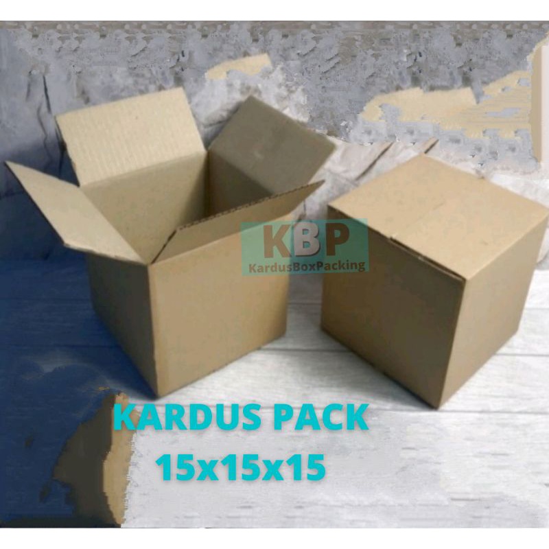 

KARDUS POLOS Uk. 15x15x15 CM KEMASAN PACKING