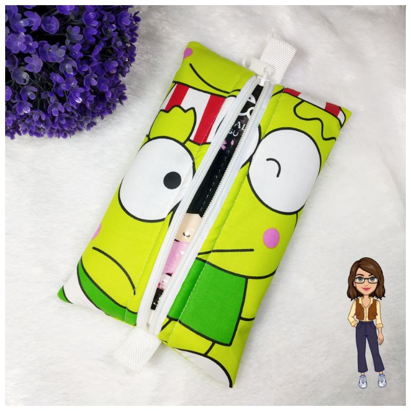 Madebynie ✨No Tissue / Tempat Tissue Travel Pack Handmade Kain Katun