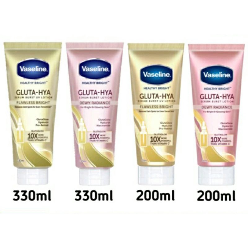 Vaseline Healthy Bright Gluta Hya Flawless Bright Thailand 330ml