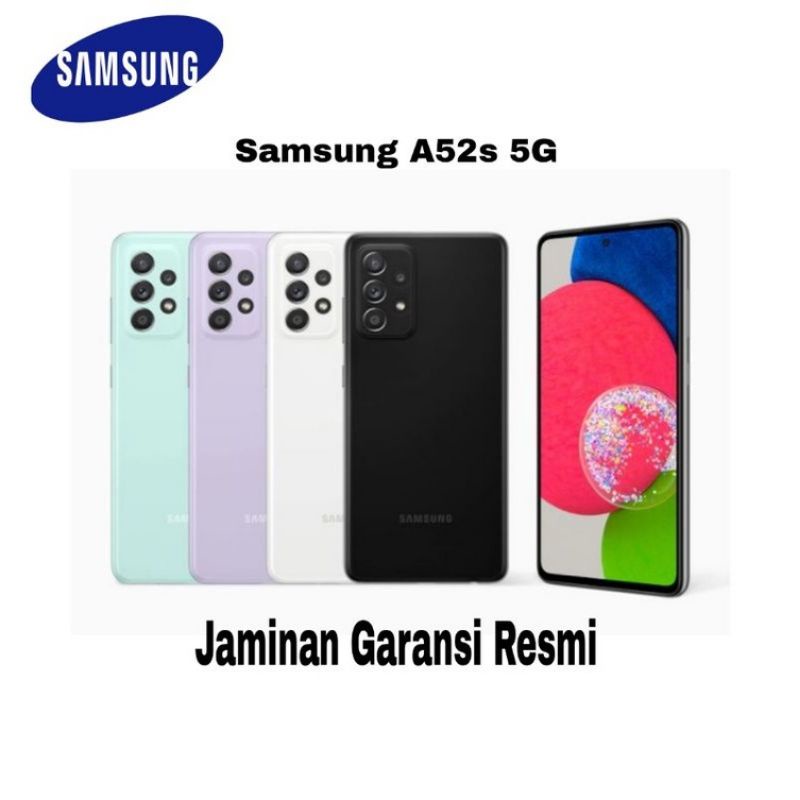 SAMSUNG GALAXY A52 S A52S 5G RAM 8GB 8 GB ROM 256GB 8/256 INTERNAL 256 GB GARANSI RESMI ORI ASLI 100% NEW BARU JAMINAN JAMIN GRESS