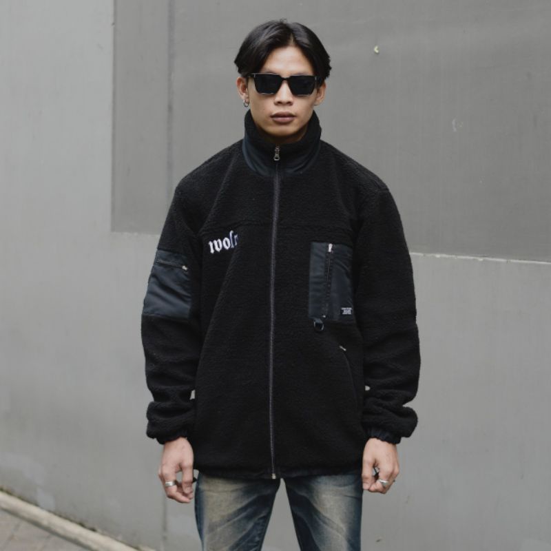 JACKET ZIPPER BULU SHERPA ORIGINAL WOLVPACK UNISEX