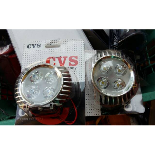 Lampu Tembak 4 LED Tipis Import