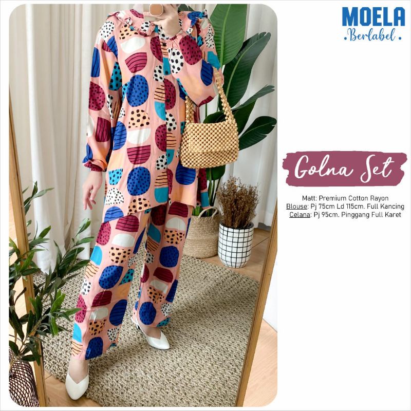 Durni Set#4 • Golna Set - NYAMAN, SIMPLE, BAHAN PREMIUM, DINGIN, KEKINIAN by MOELA