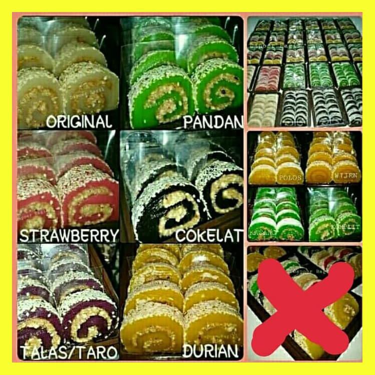 MOCHI ROLL/KUE MOCHI ORIJINAL/MOCHI WIJEN/MOCHI GULUNG-KUE OLEH OLEH