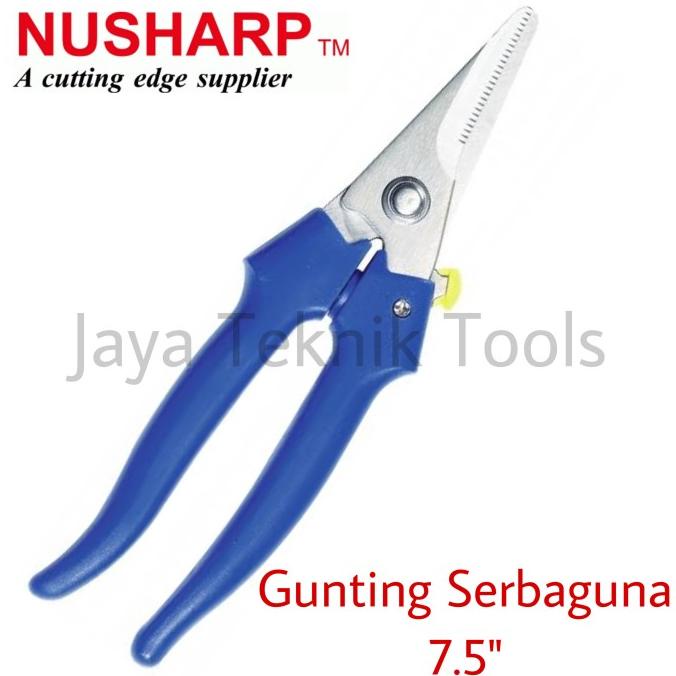 

Gunting Nusharp Multipurpose 7,5" 925 Biru Terlaris