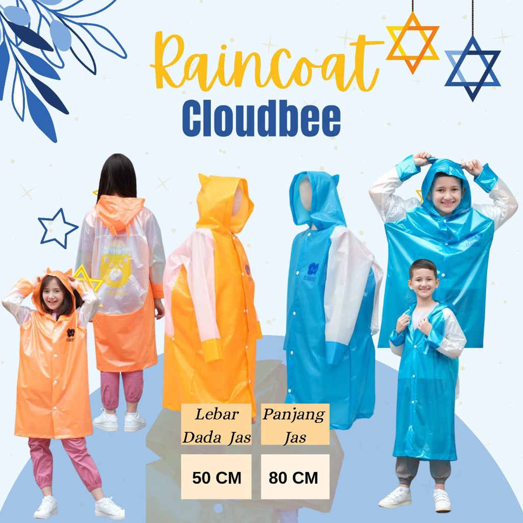 Raincoat (Jas Hujan Anak) Cloudbee