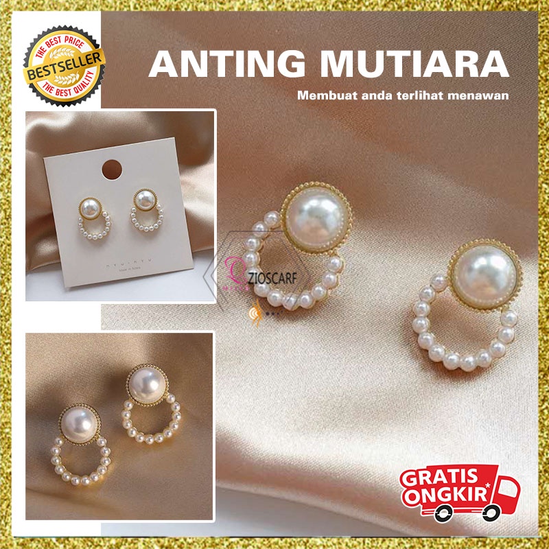 ANTING WANITA KOREA RETRO TUSUK TITANIUM GIWANG SIMPLE ANTING ANAK PEREMPUAN FASHION IMPORT ANT36