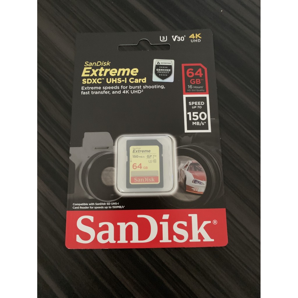 Sandisk Extreme Sdcard 64gb Class 10