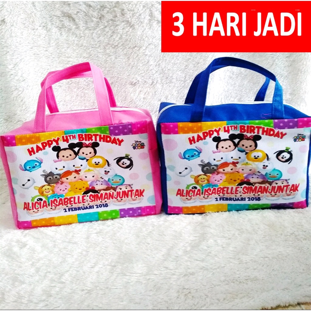 

Tas Ultah Anak / Tas Goodiebag / Tas Souvenir Bahan Super Awet Spunbond