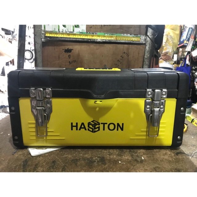 KOTAK KUNCI TOOL BOX BESI DAN FIBER HASSTON PROHEX 41cm