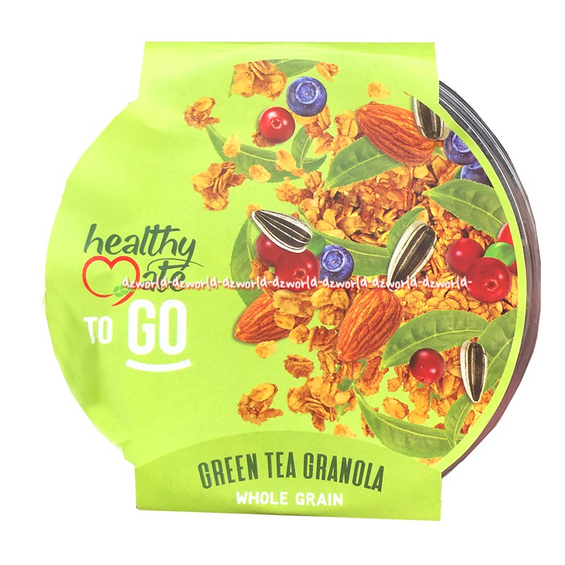 Healthy Mate To Go Dark Chocolate Granola Green Tea Coffe Granola Cereal Instant Cup Gelas Sereal