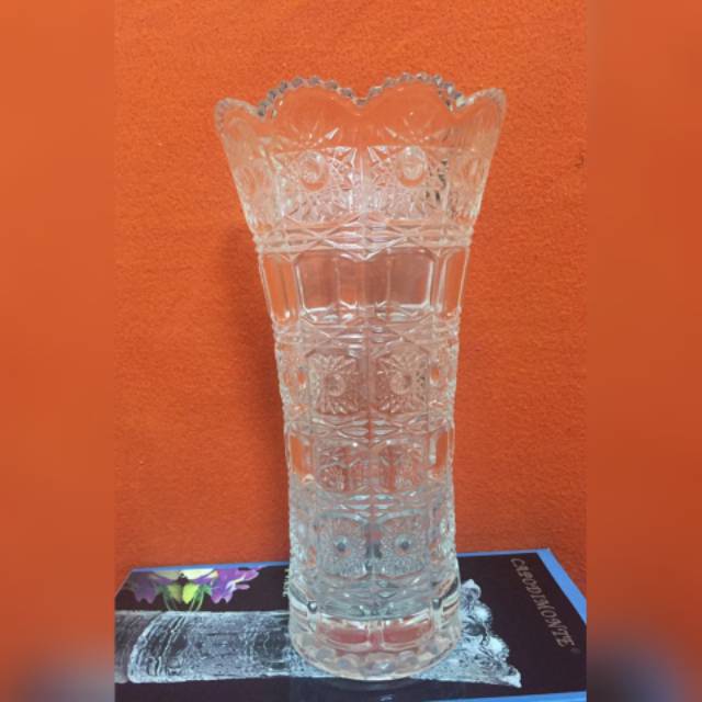 Vas Bunga Kristal/ Vas Bunga Kaca T30/ Vas untuk bunga kristal