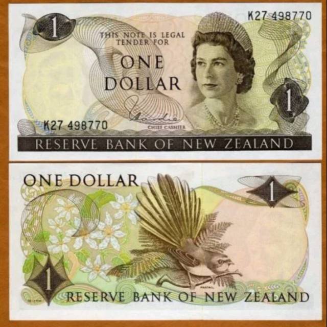 1 DOLLAR NEWZELAND 1977-1981 QUEEN ELIZABETH  II