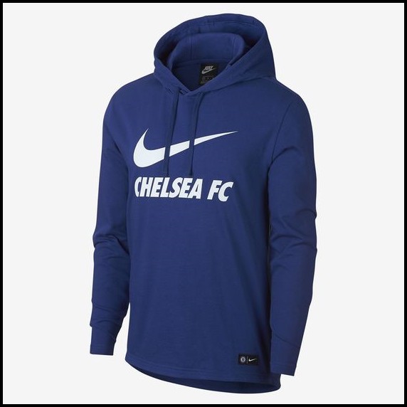 JAKET BOLA HOODIE BIG SIZE XL XXL XXXL XXXXL XXXXXL NIKE CHELSEA NAVY 201 FLEECE PREMIUM QUALITY