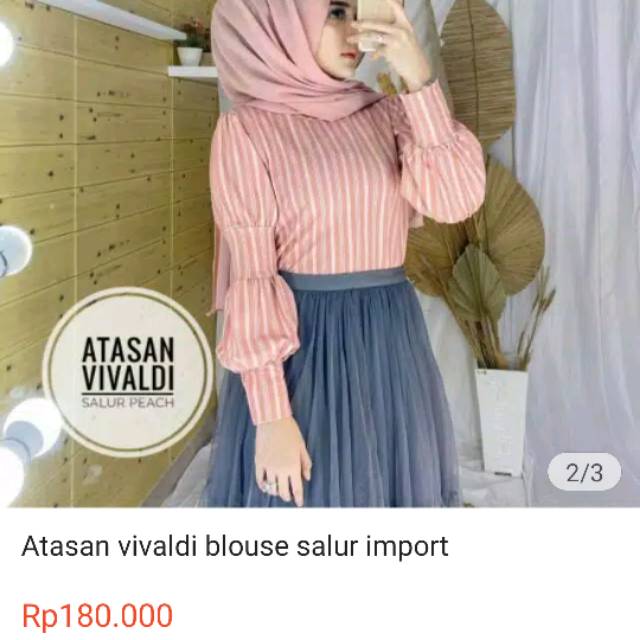 Top Vivaldi blouse salur import