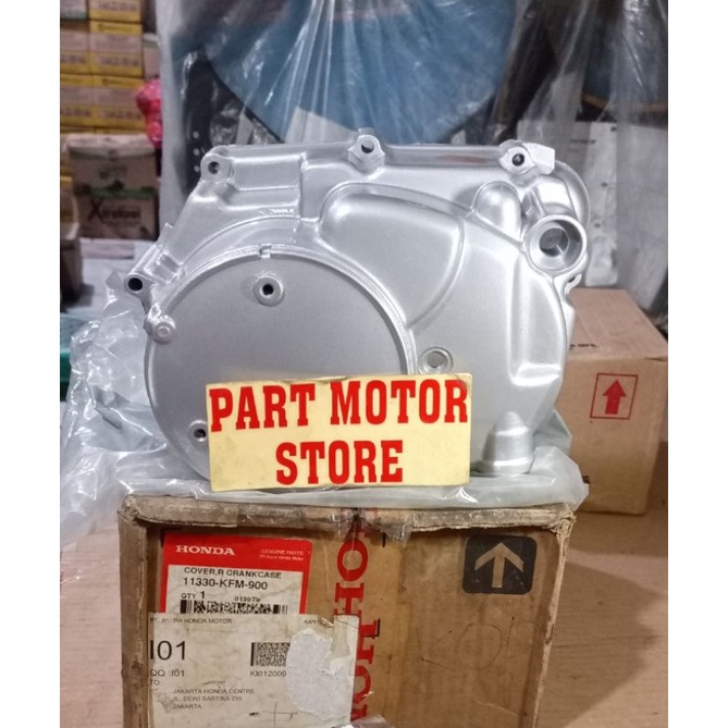 BLOK BAK KOPLING COVER KANAN CRANKCASE LEGENDA 2  SUPRA FIT LAMA ASLI ORIGINAL HONDA AHM 11330-KFM-9